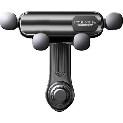 Supporto universale per telefono da auto con fissaggio a gravità, clip per bocchetta dell'aria, prolunga per cellulare (1/5)