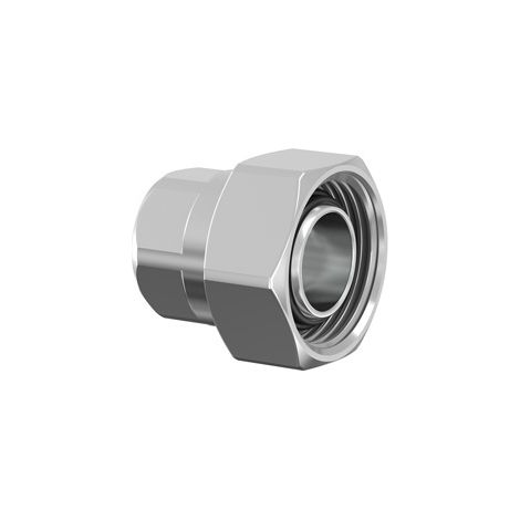 Flamco Anschluss-Set G 5" 2 St. Rp 1/2" x G 3/4" Innengewinde Eurokonus Messing vernickelt (1/3)