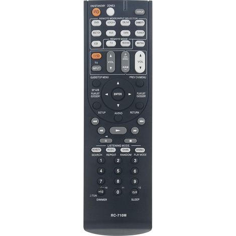 Télécommande de Rechange Compatible avec Onkyo Hi-FI Audio Video 7.1 Channel Home Cinema Receiver TX-SR606S HT-S7100 TX-SR606 TX-SR606B (1/5)