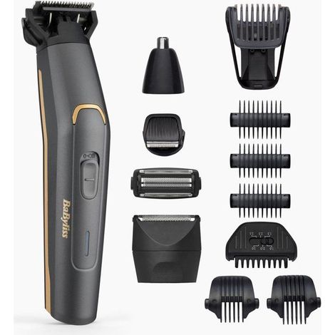 Tondeuse multifonction 12 en 1 - BABYLISS - P1364E - Lames graphite - Waterproof - Kit complet (1/5)