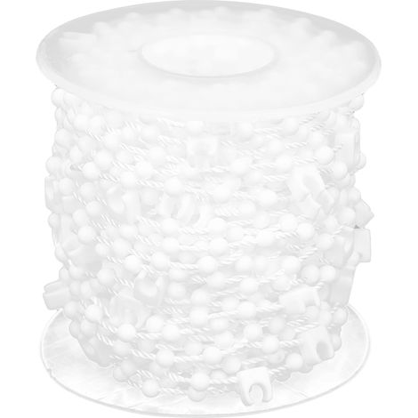 Chaîne à perles 10M pour stores verticaux, maillons de liaison pour stores enrouleurs, accessoires de décoration intérieure DIY, pièces de rechange pour rideaux. (1/5)