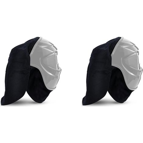 Ensemble de 4 Housses de Casque de Soudage et Bavoir pour Casque, Accessoires de Soudage avec Joint à Pression pour la Protection Du Cou de Soudage (1/5)
