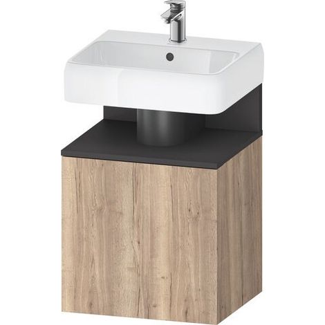 DURAVIT QA4077R49550000 QTG WTU WH Évier 490x420x645 mm Montage à droite Montage murale