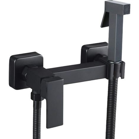 Toilet and shower faucet set, including hose, bracket and shower head.It is the ideal choice for you. (1/4)