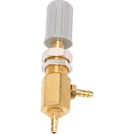Tuyau de régulation d'eau pour fauteuil dentaire, vanne à pied universelle en cuivre, forme T, 0,2 pouce, compatible turbine et unité dentaire. (1/5)