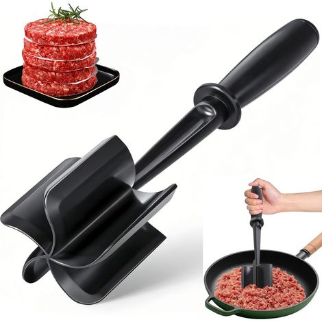 Hachoir à viande, hachoir à viande à cinq lames, hachoir à hamburger multifonctionnel résistant aux hautes températures, hachoir/râpe à viande antiadhésif (convient aux (1/5)