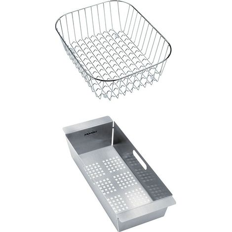 Set accessoires éviers Maris MRG 651 - Fragranit : panier égouttoir + panier fil - Franke (1/3)