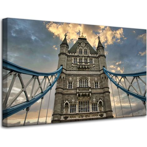 Leinwanddruck Architektur Bridge of England 80x50 cm