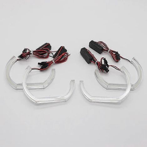 Für BMW 5er F10 F11 F18 520i 523i 525d 528i 530d 530i 535d M5 Angel Eyes Tagfahrlicht im DTM-Stil und M4-Stil – Version 2
