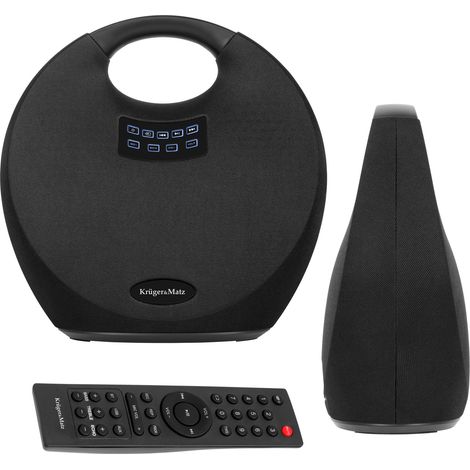 Altavoz Bluetooth con control remoto, entrada AUX y USB, 36 W, Kruger&Matz