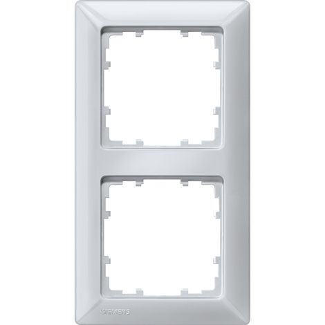 Siemens Indus.Sector Rahmen 2-fach 151x80mm alu/mt 5TG2552-3 (1/2)