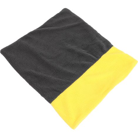 Katzenhöhlen-Schlafsack, Haustiermatte, Bett, selbstwärmendes Kissen, Schlafsack, Winter, dick, warm für kleine Hunde, gelb (1/5)