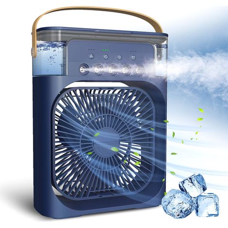 Ventilateur de refroidissement à eau silencieux à cinq trous avec brumisateur USB (1/5)