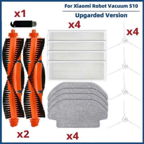 Compatible con los robots aspiradores Xiaomi S10, S12, T12 y B106GL. Accesorios incluidos. (1/5)