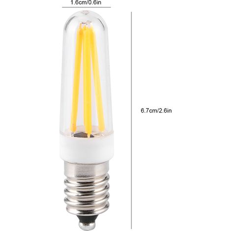 Lot de 10 mini ampoules LED E14 à intensité variable 3W AC 230V pour éclairage de maison, voiture, armoire, hôtel (1/5)