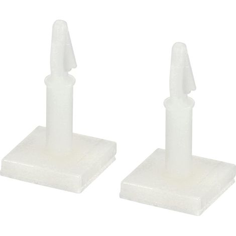 Adhesive Spacer, 30 Pack Reverse Support Insulation Console Insulation Column PCB Spacer 0.56" Support Height, White (1/5)