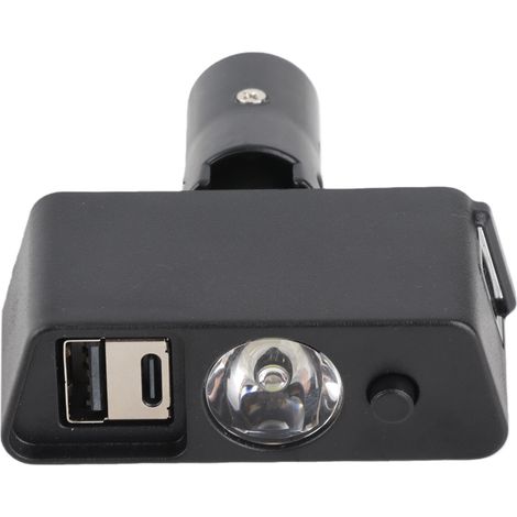 Lampe pour fauteuil roulant électrique, connecteur XLR 3 broches, chargement USB, angle réglable, contrôleur d'éclairage LED. (1/5)