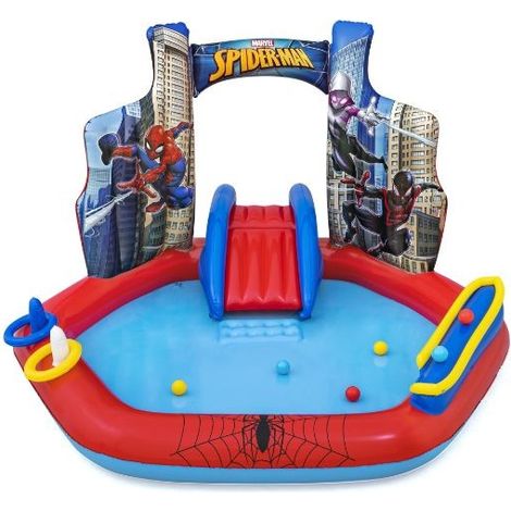 Parco giochi gonfiabile di Spider-Man 211 x 206 x 127 cm Bestway 98793
