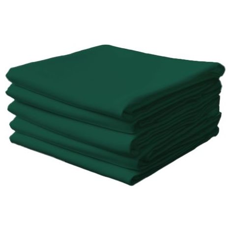 Serviettes en tissu vert bouteille, lot de 10, 40 x 40 cm (1/3)