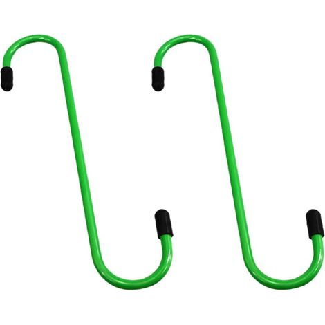 Crochets de Suspension D'étrier de Frein Avant,2 pièces,S-forme avec embouts en caoutchouc,Outil pour Automobiles Universels,Durables et Antirouille(20cm) (1/5)