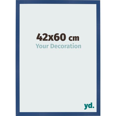 yd. - Cadre photo 42x60 - Bleu Fonce - MDF - Bologna (1/5)
