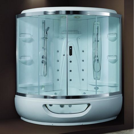 Vasca idromassaggio con box doccia 150x150cm  K-PL500 kamalu