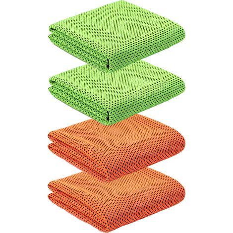 Serviette De Refroidissement - Microfibre Respirante - Pour Sport Yoga Course Et Gym - Lot De 1 (1/5)