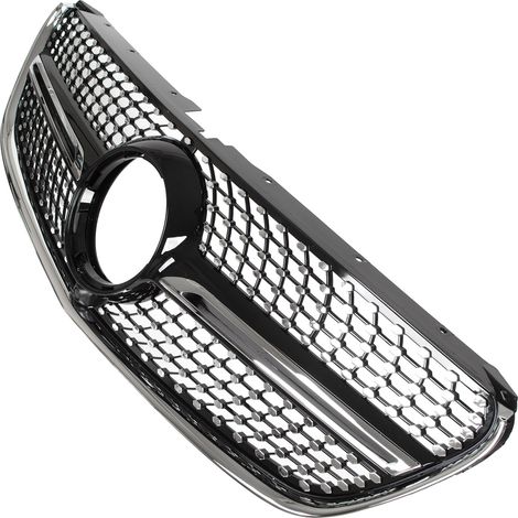 Mercedes VITO W447 2014- Kühlergrill zwischen den Scheinwerfern (DIAMANTSCHWARZ + CHROM) (1/5)