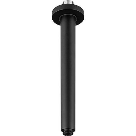 Tube de raccordement plafonnier 28x300mm noir mat