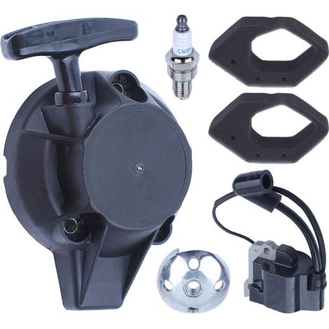 Adefol Bobine d'allumage Démarreur à rappel pour moteur de tondeuse Honda GX25 Filtre à air Griffe Palet Remplacement de pièces (1/5)