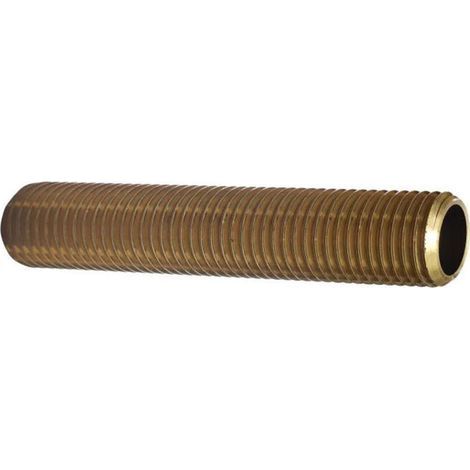Bobine laiton filetée 15x21 (1/2"), 10 cm (1/2)