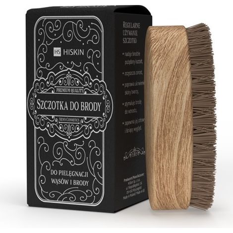 Cepillo de barba de madera Hiskin