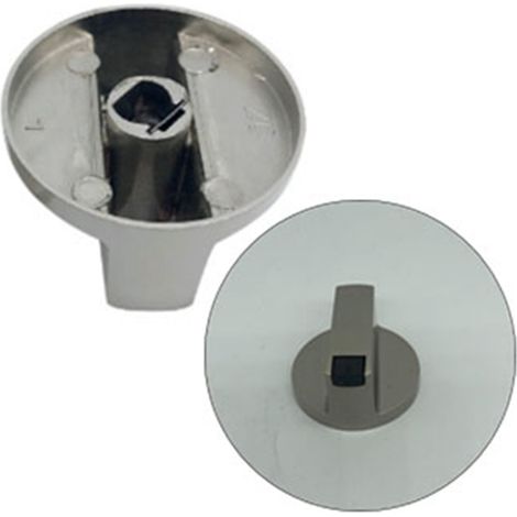 8 pièces boutons tournants en métal 6 mm pour cuisinière gaz interrupteur table de cuisson commande machine remplacement (1/5)