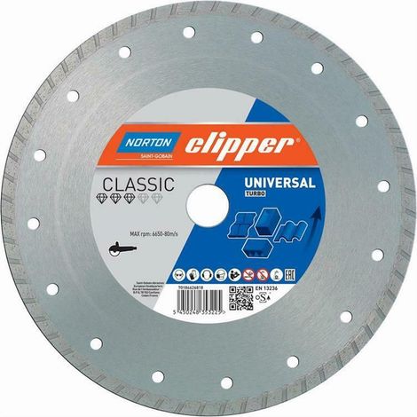 Norton Clipper disque diamant universel turbo 230x22,2mm 70184626818