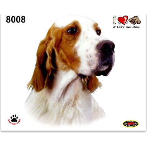 Adesivi Stickers Medi Cane Setter 13,5 x 16 cm (1/4)