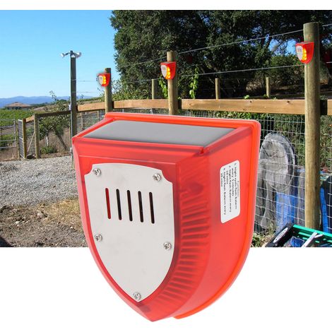 Alarme sonore et visuelle N911M à énergie solaire, temporisée, avec alarme sonore et visuelle cyclique réglée sur 5, 10 ou 20 minutes. (1/5)
