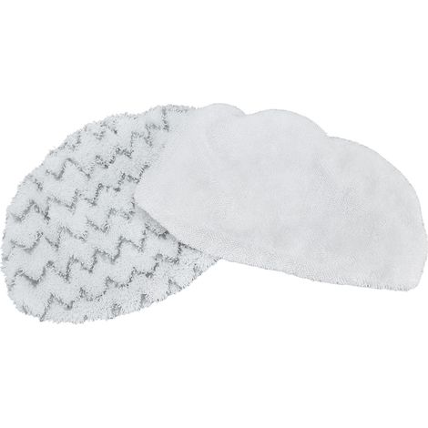 Lot de 2 lingettes de rechange détachables en microfibre pour balai vapeur Bissell 1940 (1/5)