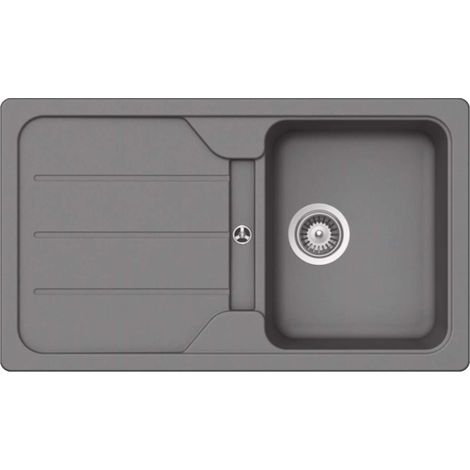 Schock Einbauspüle Cristalite Formhaus D-100 A Croma GCR Exzenterbedienung (1/2)