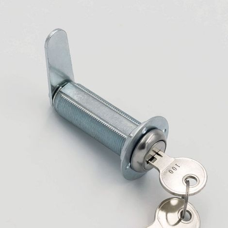 Serrure à came extra-longue avec clé, étanche, 54 mm (1/3)