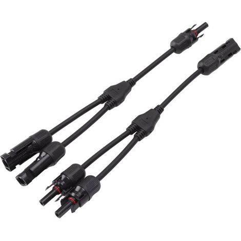 – Connecteur solaire en Y 2 PCS – Adaptateur parallèle 1000V DC – Étanchéité IP67 – Résistant aux UV et à la chaleur (1/5)