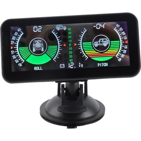 Inclinomètre intelligent universel pour voiture, jauge d'inclinaison, HUD haute résolution, mesureur d'angle et de pente numérique pour automobile (1/5)