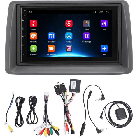 Autoradio avec écran tactile 7 pouces, Wi-Fi, navigation GPS et CarPlay sans fil pour Android 12. Remplacement pour Fiat Panda 2003 à 2012. 1 Go de RAM + 16 Go de ROM + CarPlay (1/5)