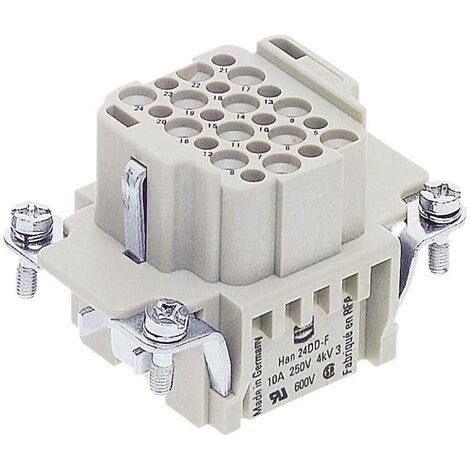 HARTING 09160243101 Insert femelle Han® DD 24 + PE à sertir 1 pc(s) D10824 (1/5)