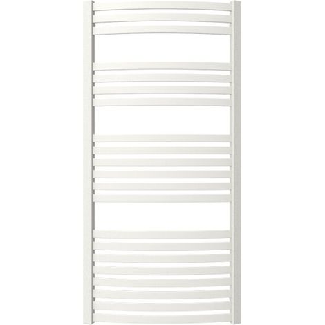 Sèche-serviette eau chaude blanc de 1220mm de haut et 400mm de large - 488 Watt - DEX1220/400ZXB (1/5)