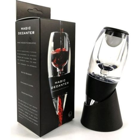 Decanteur Aérateur à Vin,Carafe à vin Décanter Aérateur Essentiel De Vin (1/4)