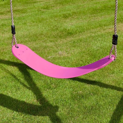 Rebo Children's Flexible Belt Swing Seat - Pink (1/2)