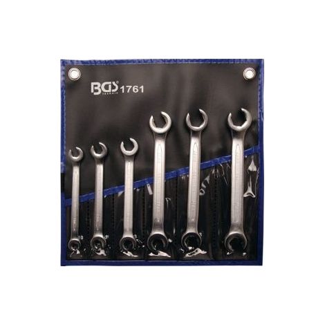 BGS - Offener Doppel-Ringschlüssel-Satz SW 8x10 - 17x19 mm 6-tlg. - 1761 (1/2)