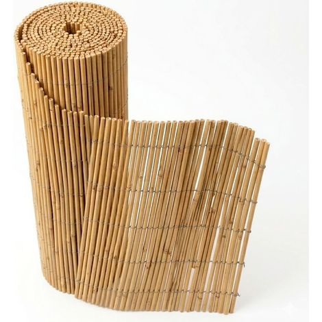 Arella In Bambù Naturale Per Recinzione E Copertura Da Esterno Schermatura Privacy Stuoia Canna Cannette Bamboo Ombreggiante Per Giardino Terrazza Balcone Gazebo 1x3 Metri (1/5)