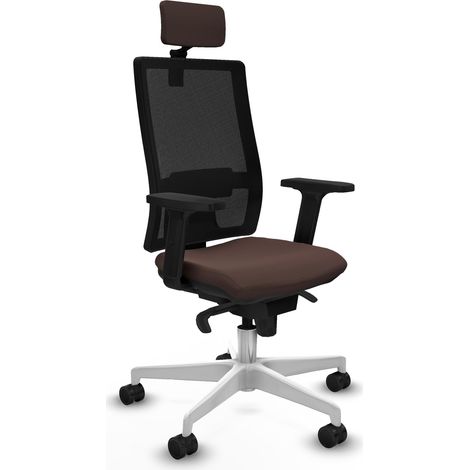 Bürostuhl piqueras y crespo Horna schwarz Mesh und Kunstleder