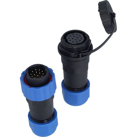 Connecteur étanche IP68 pour prise d'alimentation aéronautique 250 V 5 A pour câble SP2014